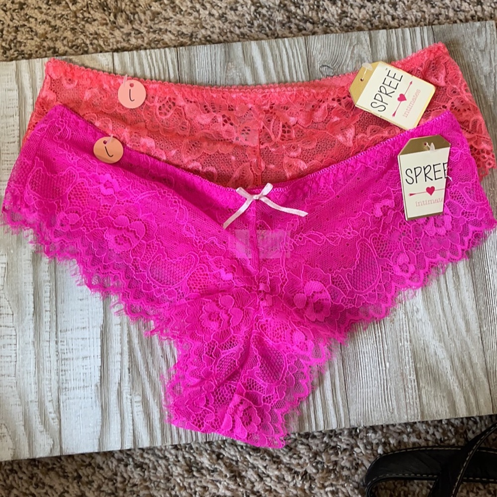285.  Spree Intimates panties. NWT. 2 pair Size Large
